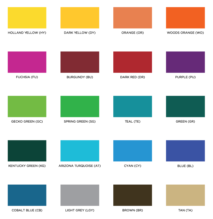 A Variety of Colours SPI Plastics