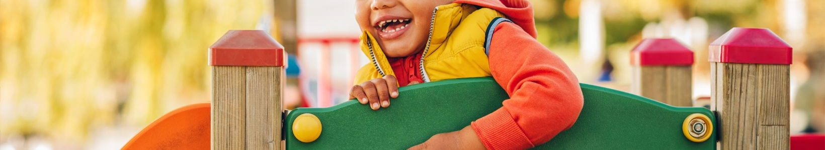 Child playing alone for independent learning