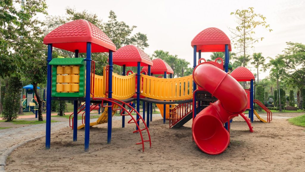 Park playground equipment