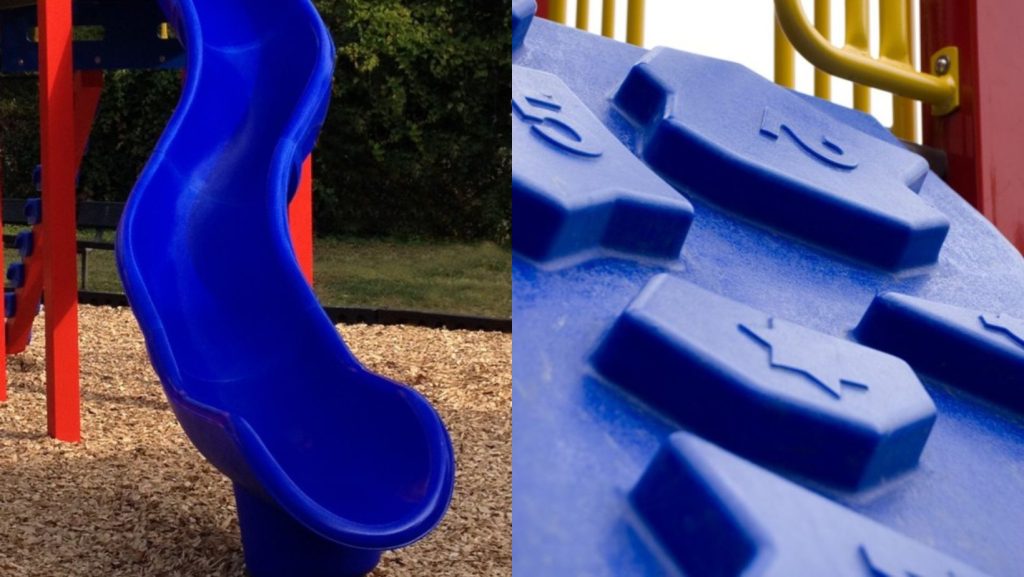 playground equipment made with rotational molding
